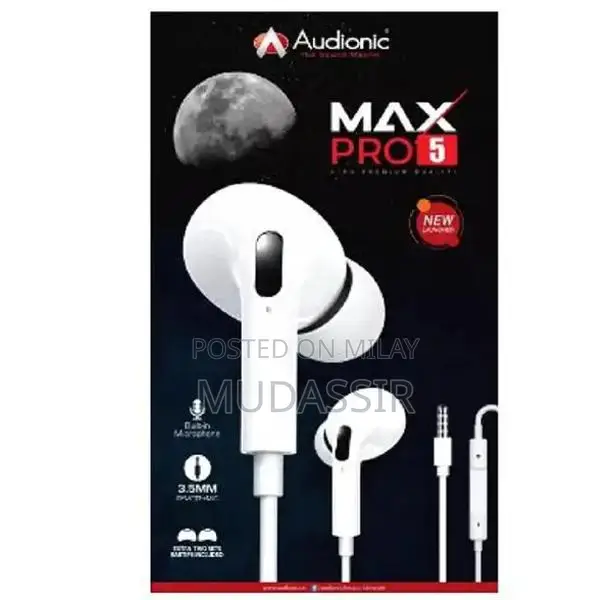 MAX PRO 5 Wireless Earbuds with Extra Bass and Microphone