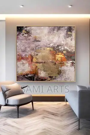 Handmade Abstract Acrylic Painting Canvas Art