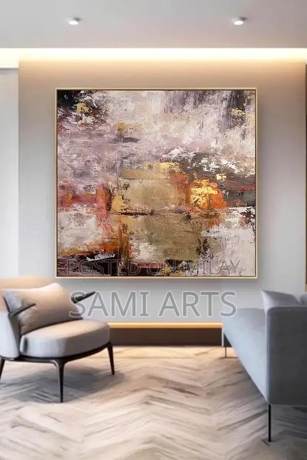 Handmade Abstract Acrylic Painting Canvas Art