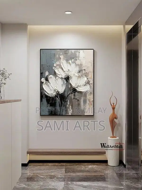 Handmade Abstract Acrylic Painting Canvas Art