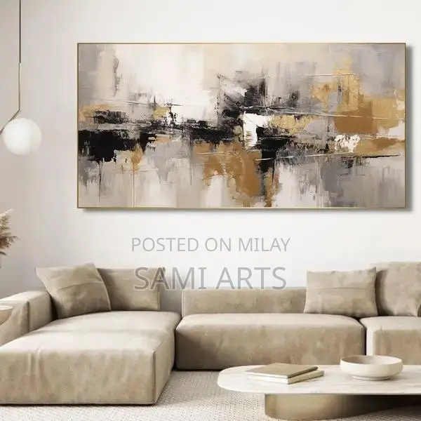 Handmade Abstract Acrylic Painting Canvas Art