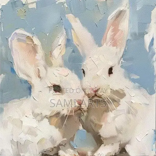 Handmade Abstract Acrylic Painting Canvas Art