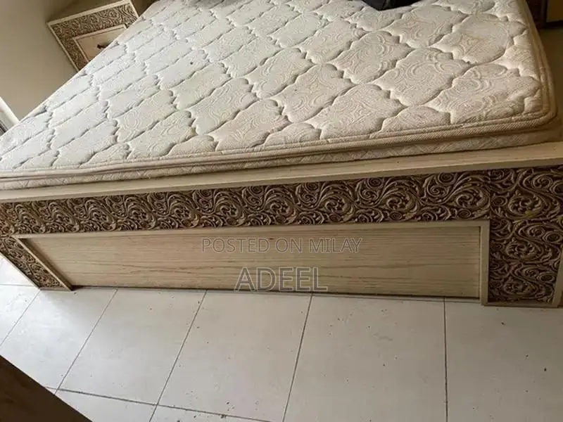 Wooden Bed Frame - Bedroom Furniture Set