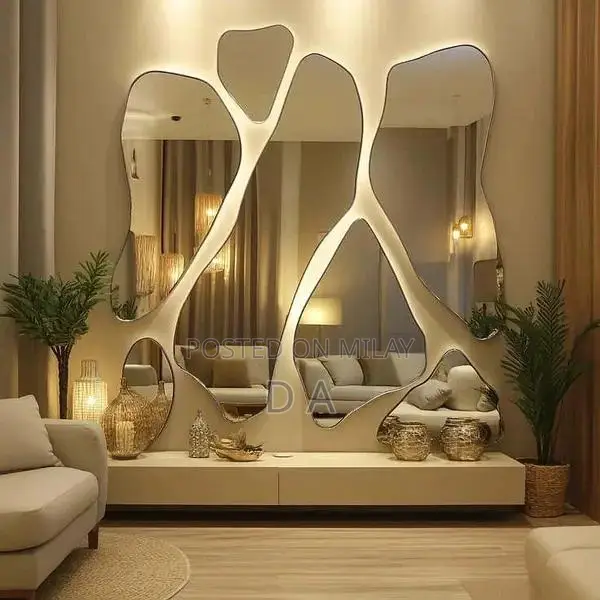Decorative Mirrors and Wall Design Wooden Panels