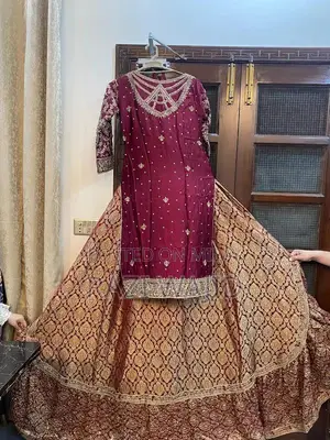 Red Bridal Lehenga - Traditional Wedding Barat Outfit