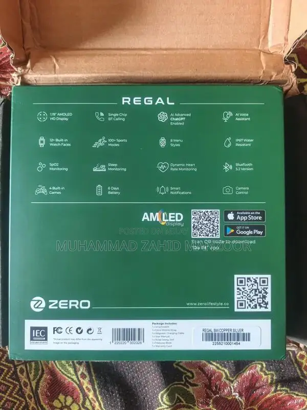 Zero Regal AI Smart Wearable Technology Device