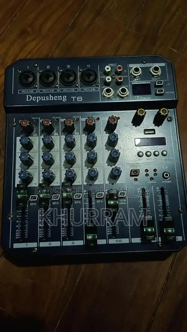 Depusheng T6 Professional Audio Mixing Console
