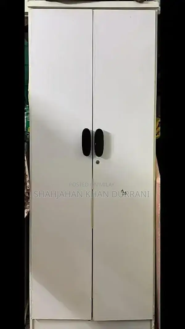 Sturdy Double Door Wooden Cupboard in Excellent Condition