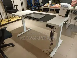 Photo - Electric Height Adjustable Table with Motor - 2x4 ft