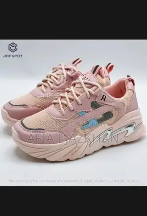 Women's Chunky Sole Sneakers - Comfortable Fashion Footwear