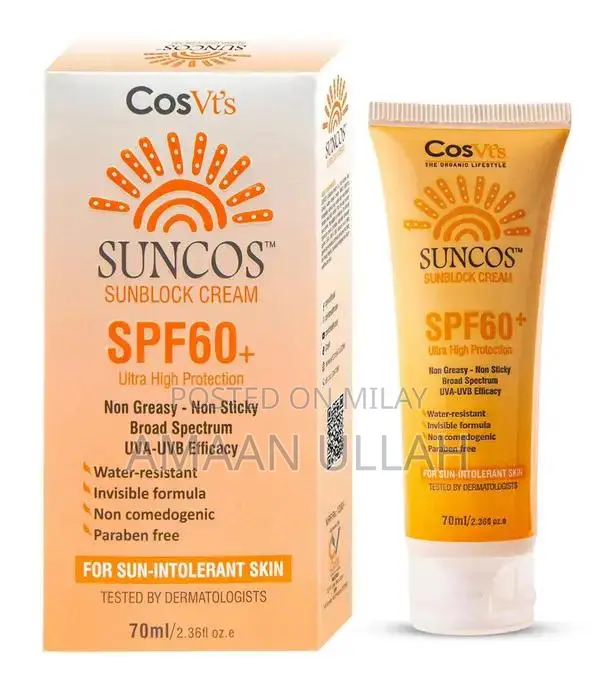 High Protection Sunblock SPF 60+ Medicated Sunscreen