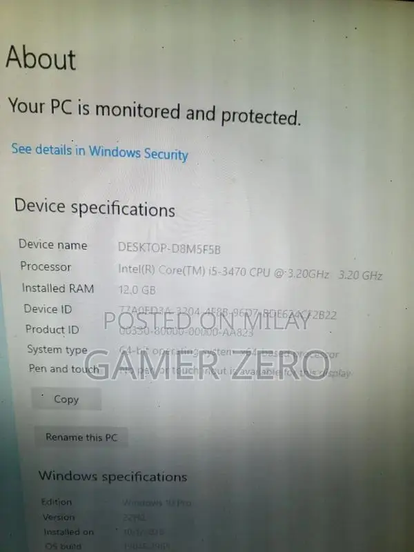 Intel Core i5 3rd Gen Gaming Desktop PC with Graphics Card