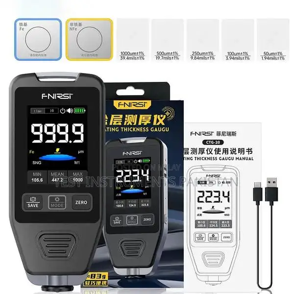 Digital Coating Thickness Gauge for Paint Measurement