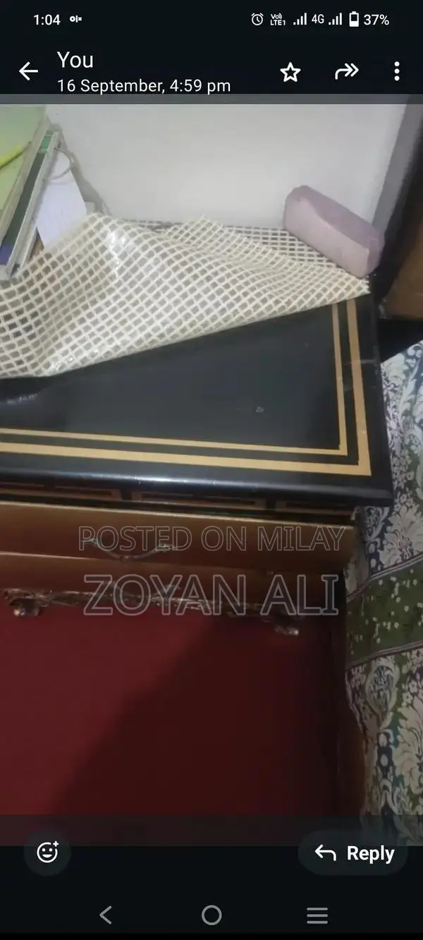 Bedroom Furniture Set with Side Table and Dressing Table