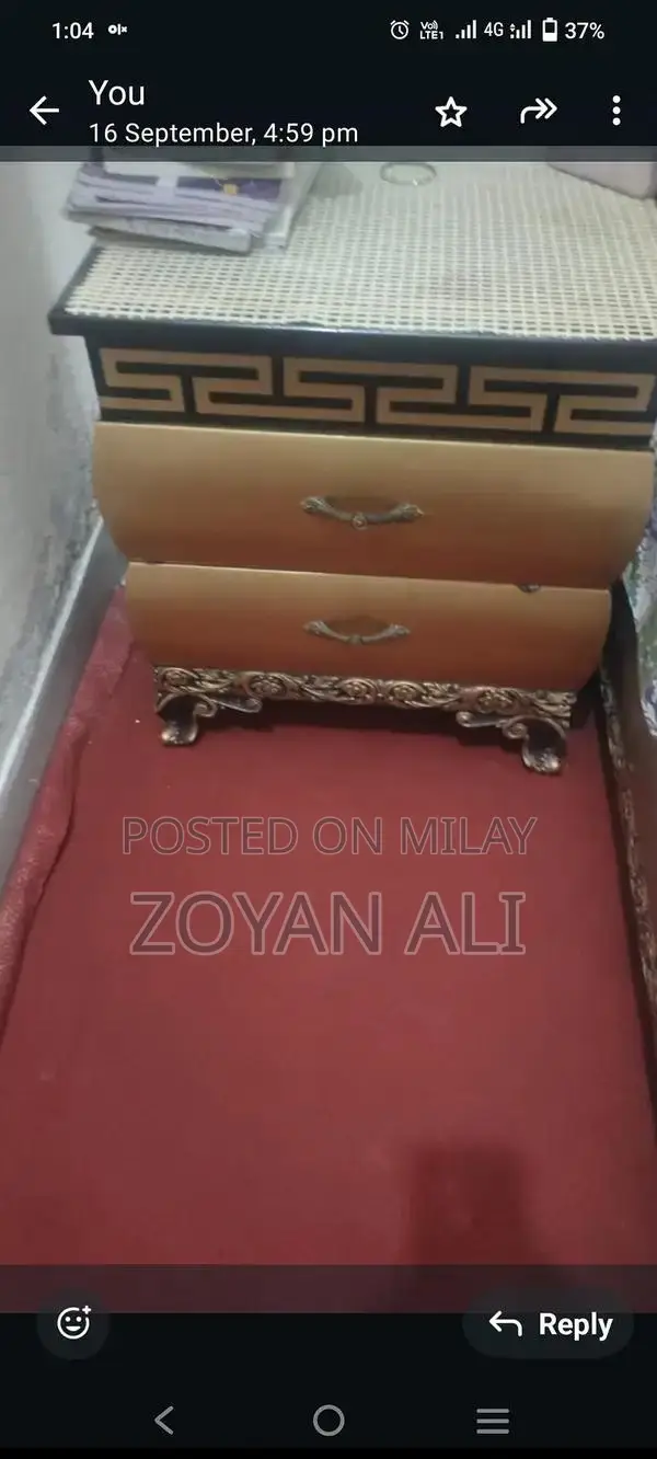 Bedroom Furniture Set with Side Table and Dressing Table