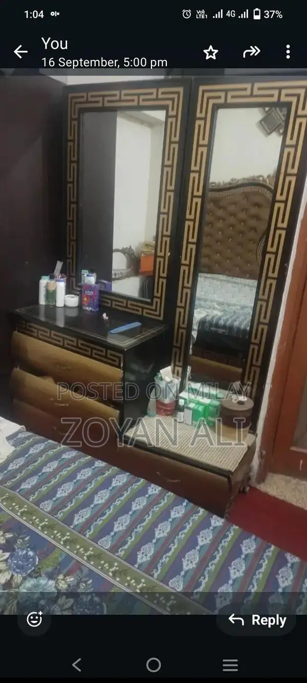 Bedroom Furniture Set with Side Table and Dressing Table