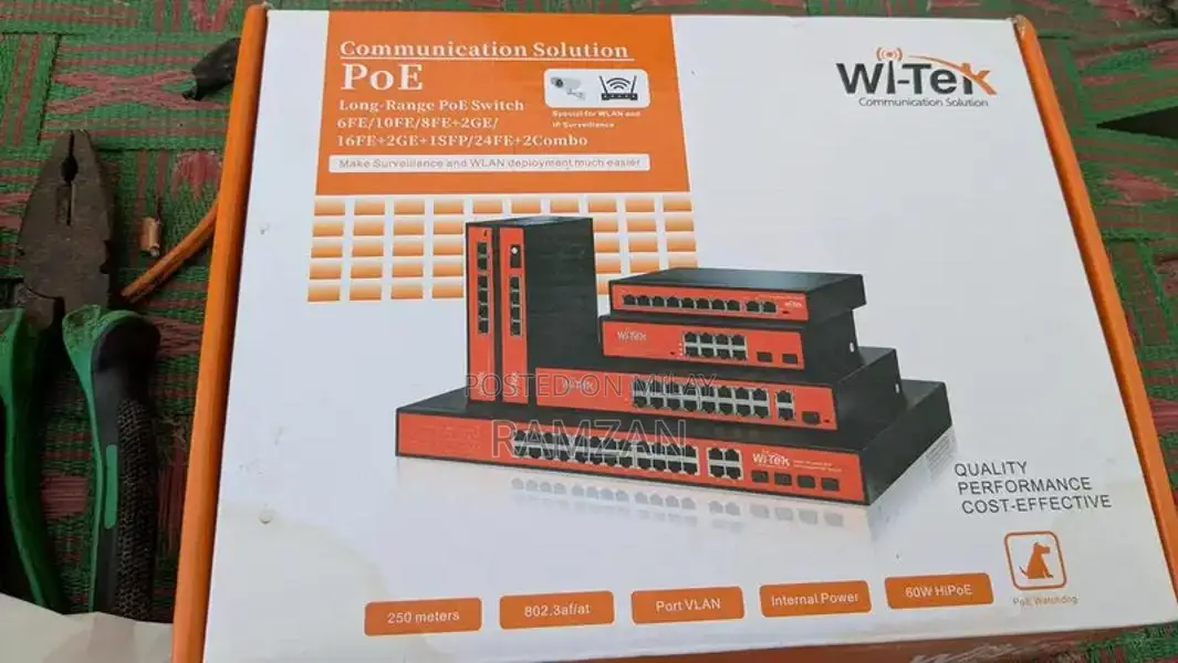 PoE Multi-Port Network Ethernet Switch