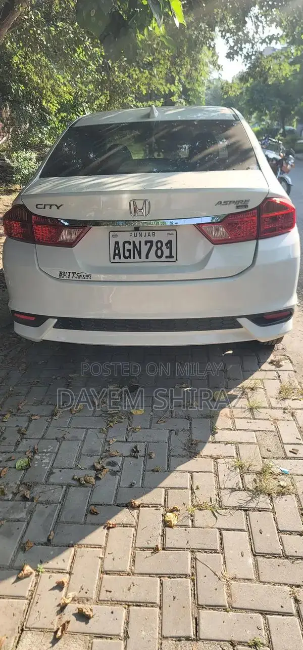 Honda City Aspire White Sedan Automatic Transmission