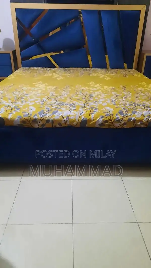 Luxury Wooden King Size Bed Frame with Dressing Set