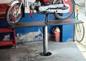 Photo - Heavy Duty Bike Lift Storage Rack with Weight Capacity