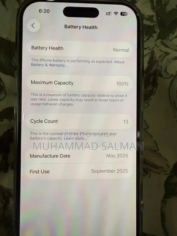 Premium White Smartphone with Full Warranty