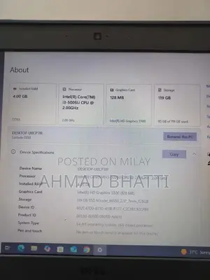 Dell Latitude 3350 Business Laptop - 5th Gen Intel Core i3