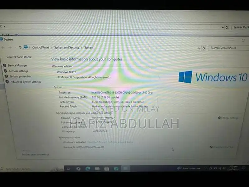 Dell Latitude Laptop - 6th Gen Core i5, 256GB SSD, 8GB RAM