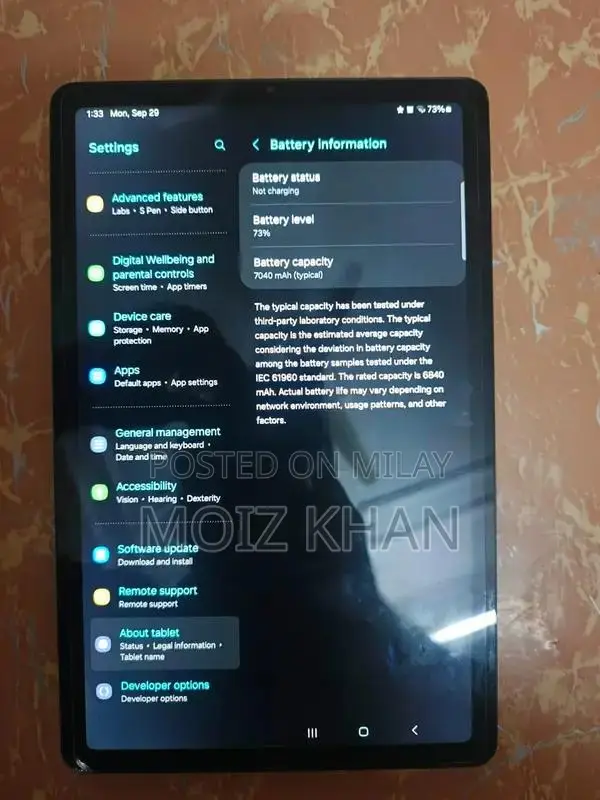 Samsung Galaxy Tab S6 Lite 2022 Tablet with S Pen