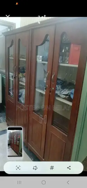 Bartano Wali Almari Wooden Storage Cabinet Divider