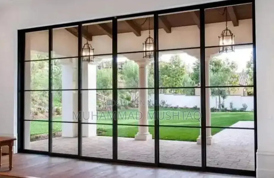Aluminium Glass Window Partition Terrace Door 12mm
