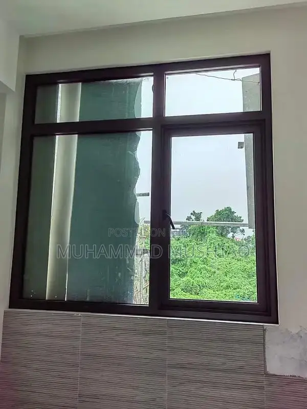 Aluminium Glass Window Partition Terrace Door 12mm