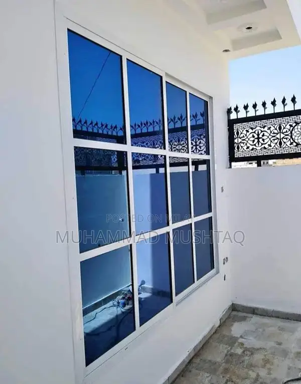 Aluminium Glass Window Partition Terrace Door 12mm