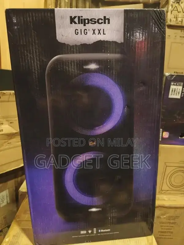 Klipsch Gig XXL Portable Bluetooth Party Speaker with Karaoke Mic