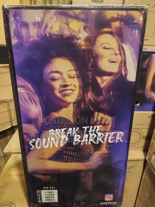 Klipsch Gig XXL Portable Bluetooth Party Speaker with Karaoke Mic