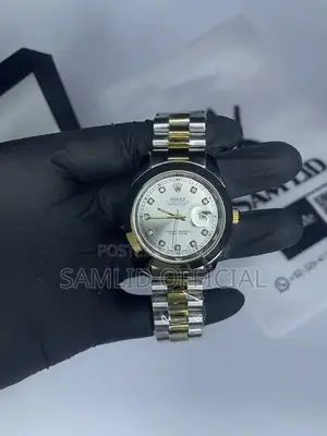 Luxury Swiss Rolex Analog Dress Watch - Elegant Timepiece for Professi