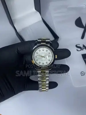 Luxury Swiss Rolex Analog Dress Watch - Elegant Timepiece for Professi