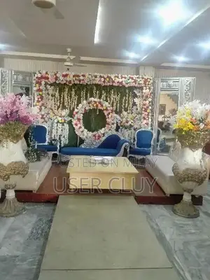 Chinioti Deewan Sofa with Floral Decorative Chairs