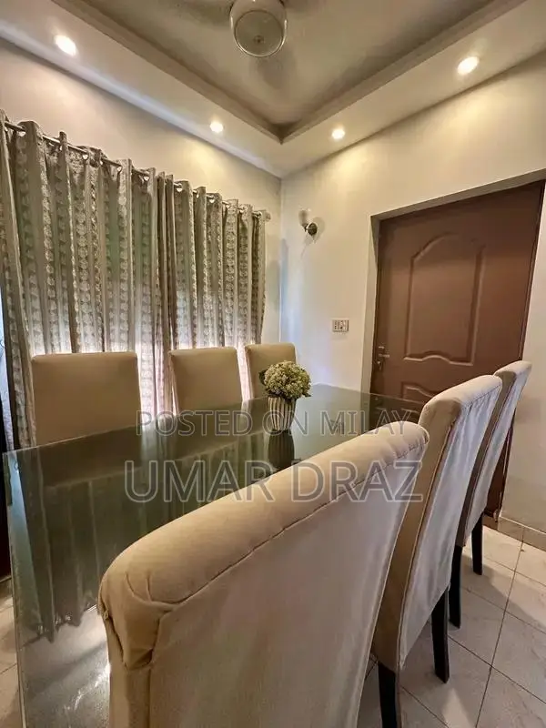 Black Wood Dining Table with Glass Top and 6 Chairs