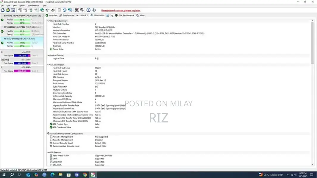 Hikvision 512GB High-Performance Solid State Drive