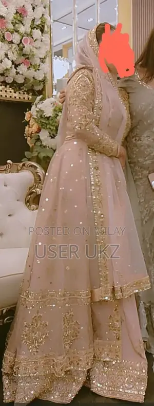 Pink Embroidered Lehnga Choli with Dupatta - Elegant Wedding Attire