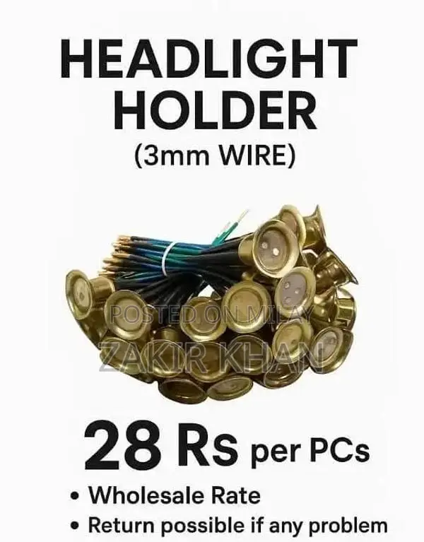 Bicycle Headlight and Back Light Holder Mounting Bracket