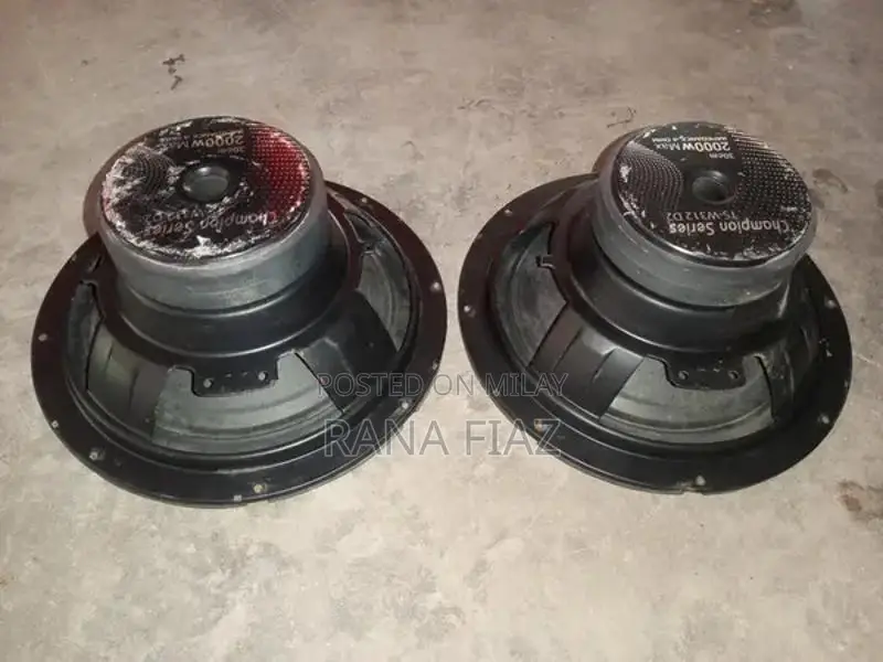 Besar 2000W Two-Speaker Audio System 12-Inch