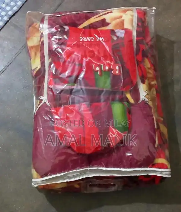 7-Piece Soft Baby Bedding Set with Round Pillows and Swaddle Blanket