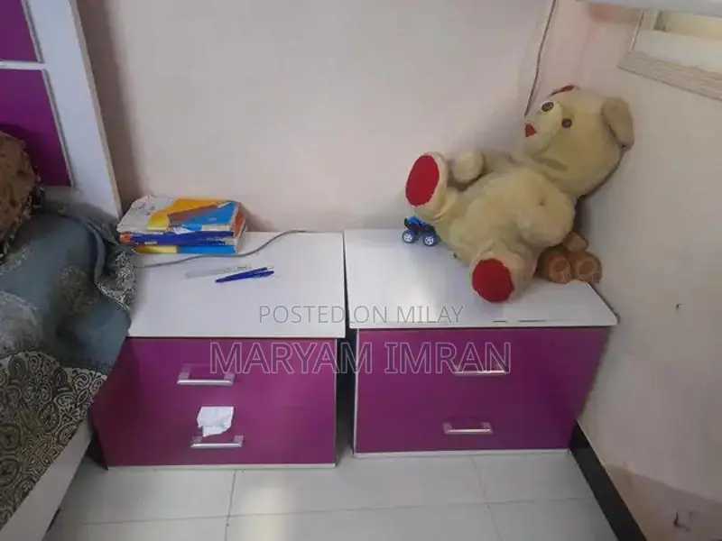 Complete Bedroom Furniture Set with Side Table and Study Desk