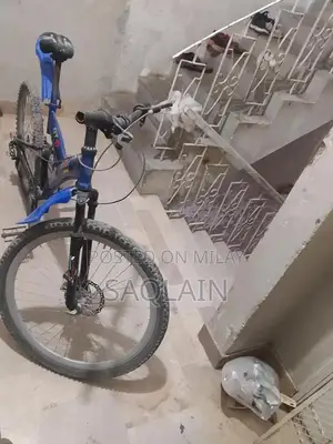 Morgan Cycle 26-Inch Blue Mountain Bike with Disk Brakes