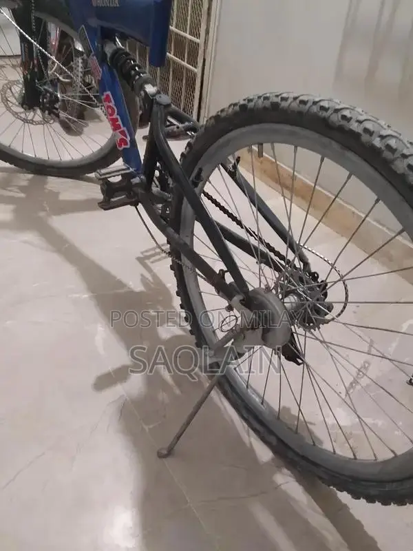 Morgan Cycle 26-Inch Blue Mountain Bike with Disk Brakes