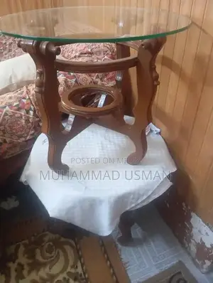 6-Seater Sofa Set with Large and Side Tables