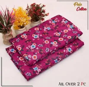 Unstitched Cotton Two-Piece Clothing Set