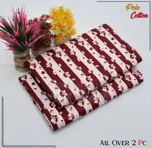 Unstitched Cotton Two-Piece Clothing Set