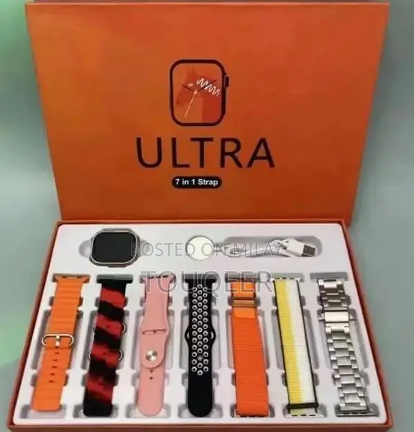 Bluetooth 5.3 Fitness Smart Watch with Multicolor Straps